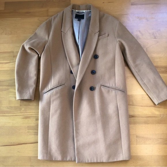 Banana Republic Tan Wool Coat [S] - Picture 1 of 3